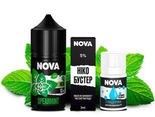 Набор Nova 30мл 50мг со вкусом Spearmint (Мята) 805 фото
