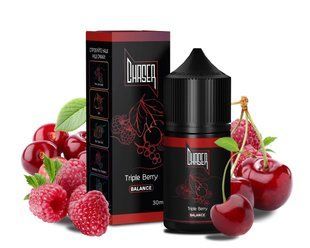 Рідина Chaser Black Salt 30 мл 50 мг зі смаком потрійної Ягоди (Triple Berry) 653 фото
