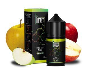 Рідина Chaser Black Salt 30 мл 50 мг зі смаком Потрійного Кислого Яблука (Triple Sour Apple) 655 фото