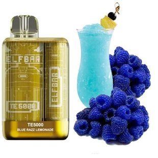 ELF BAR TE5000 Blue Razz Lemonade (Лимонад Синяя малина) 900 фото