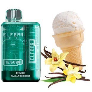 ELF BAR TE5000 Vanilla Ice Cream (ванильное мороженое) 907 фото