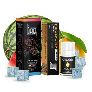Набор Chaser Black Ice Watermelon Lemon (Арбуз Лимон) 30мл 65мг 1082 фото