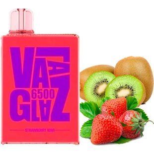 Одноразка VAAL GLAZ 6500 Strawberry Kiwi (Полуниця Ківі) 981 фото
