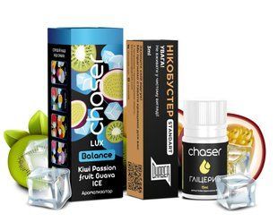Набор Chaser Lux Ice 30 мл 65 мг со вкусом Киви, Маракуйи и Гуавы (Kiwi Passion Fruit Guava) 1093 фото