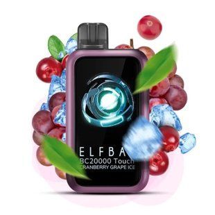 Elf Bar BC20000 Touch Cranberry Grape Ice (Журавлина Виноград Лід) 1536 фото
