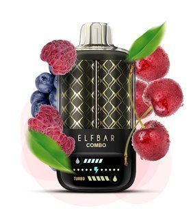 Elf bar Combo 25000 Blueberry Sour Raspberry & Cherry (Черника Кислая малина & Вишня) 1498 фото
