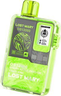 Lost Mary OS12000 Green Apple Passion Fruit Kiwi (Зеленое Яблоко Маракуя Киви) 1694 фото