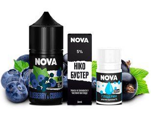 Набор Nova 30мл 50мг со вкусом Bluberry Curant (Черника Смородина) 795 фото