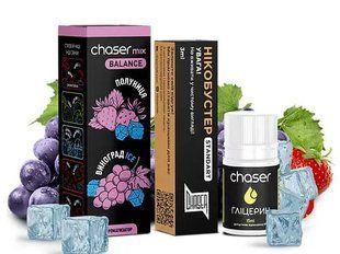 Набор Chaser Mix Ice 30мл 65мг Strawberry Grape (Клубника виноград) 1068 фото