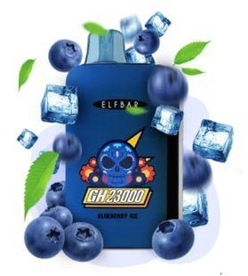 Elf bar GH23000 Blueberry Ice (Черника Лед) 940 фото