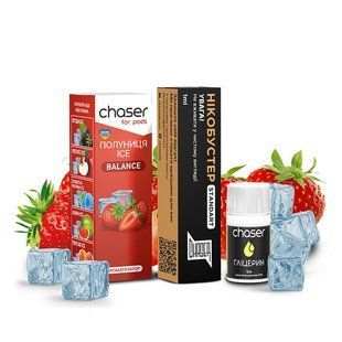 Набор Chaser For Pods Ice 10 мл 50мг Strawberry (Клубника) 1013 фото