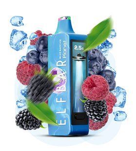Elf bar Planet 25000 Blue Razz Ice (Голубая малина лед) 1585 фото