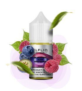 ELFLIQ Blueberry Sour Raspberry (Чорниця Кисла Малина) 30 мл 50 мг 1110 фото